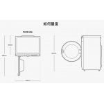 Samsung 三星 WW80AG6L28BXSH 8.0kg 1200轉 Slim AI Ecobubble™ AI智能前置式洗衣機 (銀灰色)